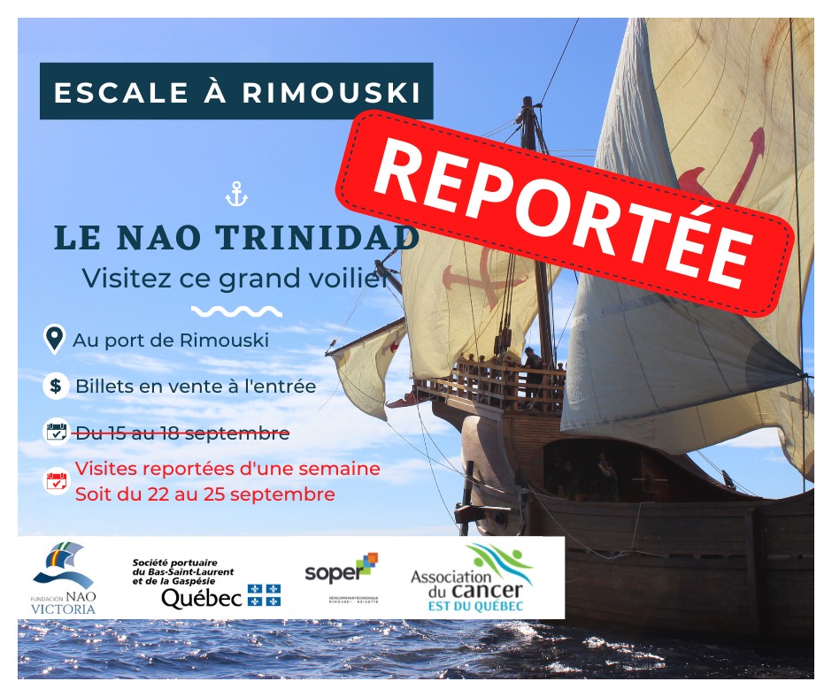 Visitez le grand voilier espagnol le Nao Trinidad! L’Association du