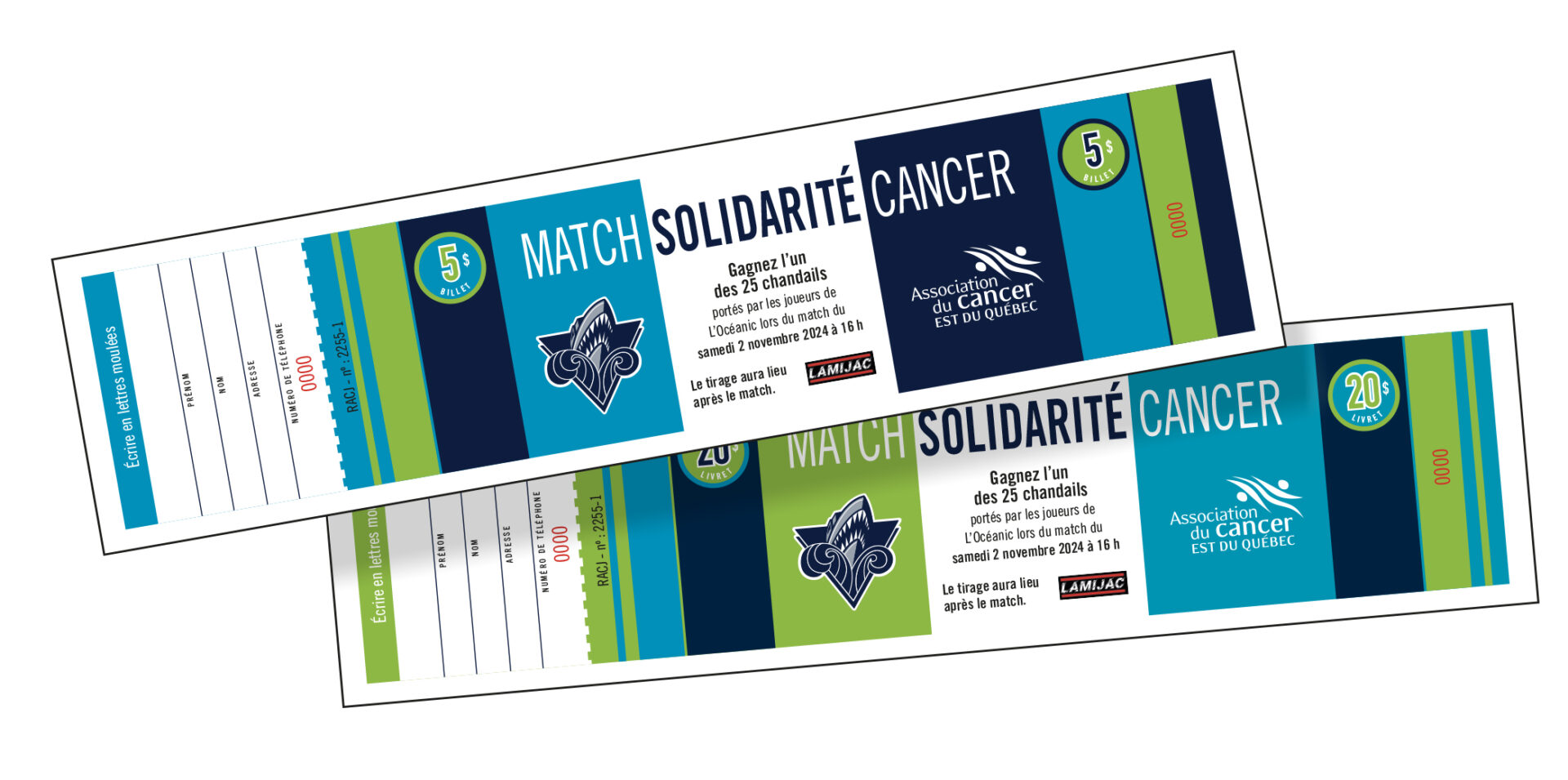 Billets Match solidarité cancer 2024